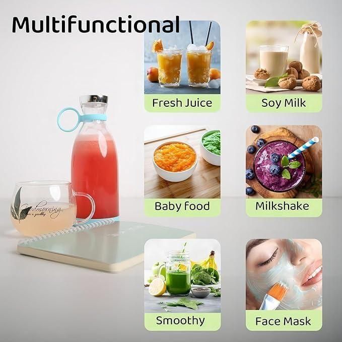 Portable Mini Rechargeable Juicer Blender