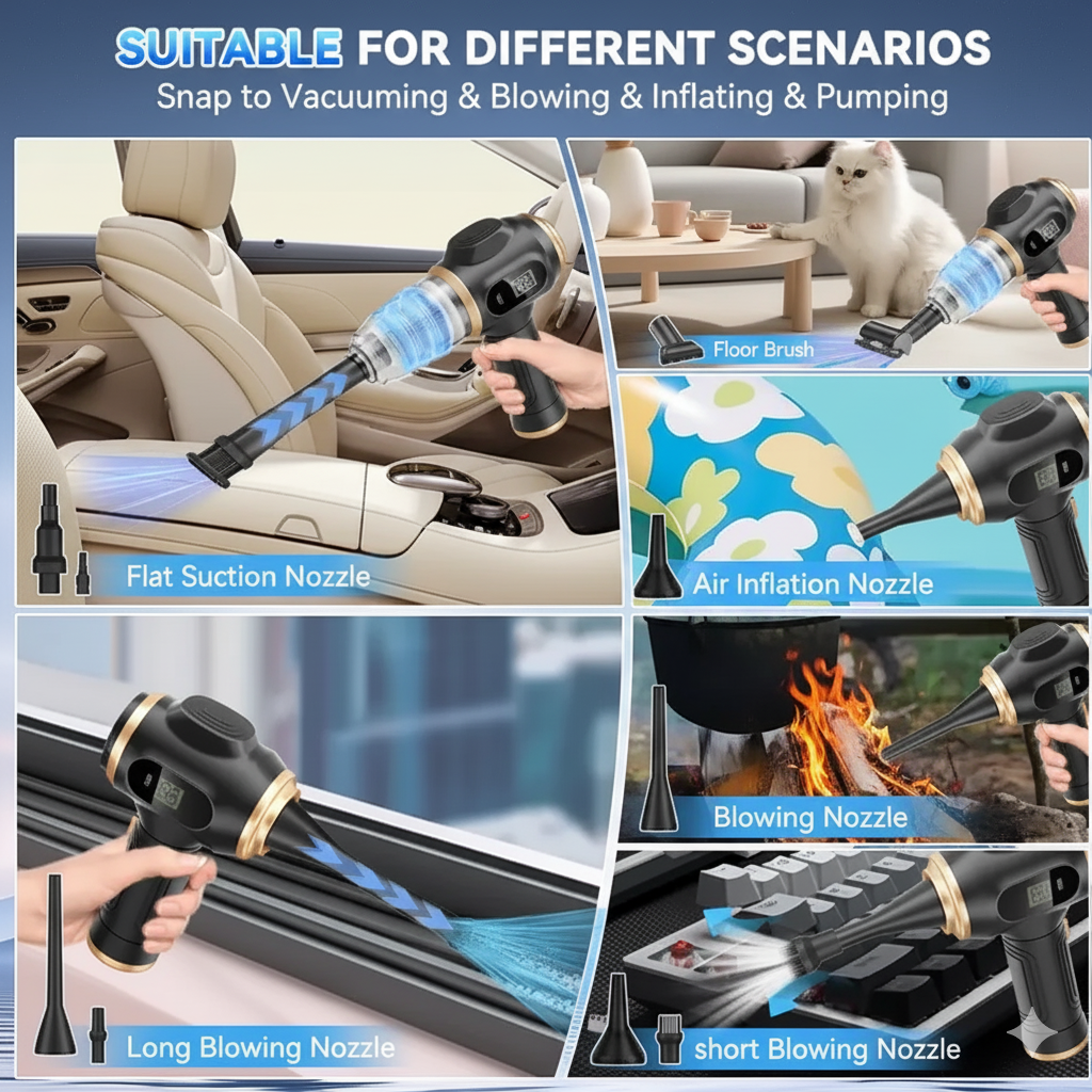 Vacuum Cleaner Mini 3 In 1 | Portable Vacuum Cleaner